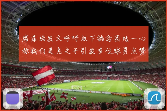 席菲诺发文呼吁放下执念团结一心称我们是光之子引发多位球员点赞